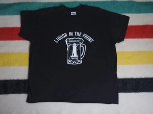 VTG 80s Stedman Harborlite Tavern Pub Bar WA Poker USA Black Tee T-Shirt L - Picture 1 of 9