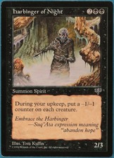 Harbinger of Night Mirage PLD Black Rare MAGIC MTG CARD (ID# 214107) ABUGames