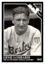 1992 Conlon Collection TSN #427 ERNIE LOMBARDI Boston Braves ~B4Q