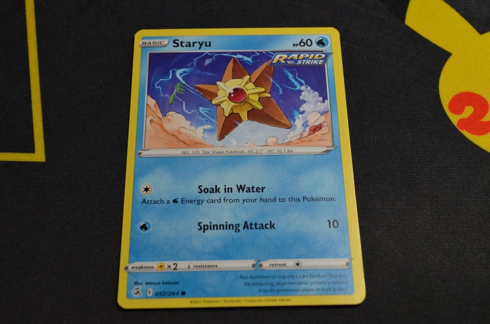 POKEMON FUSION STRIKE STARYU 052/264 NM/Mint PACK FRESH - Image 1 of 1