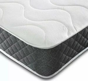 Memory Foam Quilted Sprung 18cm deep Mattress 3ft Single 4ft6 Double / 5ft / 6ft - Picture 1 of 4