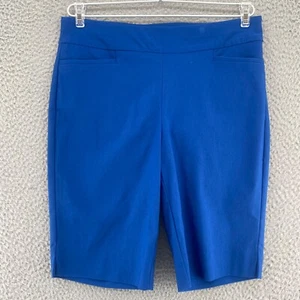 Pantalones Cortos Chicos Para Mujer 00 EE. UU. 2 Azul Elastizados Bolsillos Ponte Adelgazante Informal - Imagen 1 de 12