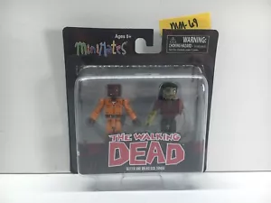 Minimates DEXTER & DREADLOCK ZOMBIE Walking Dead minifigure diamante 2013 - NUOVO - Foto 1 di 5