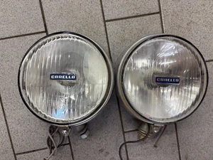 Carello 120mm h3 Chrome Fog Light Set Porsche 356 911 very nice condition - Picture 1 of 3