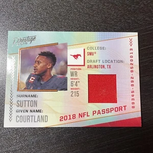 2018 Panini Prestige - NFL Passport #PP-CS Courtland Sutton (RC) - Picture 1 of 2