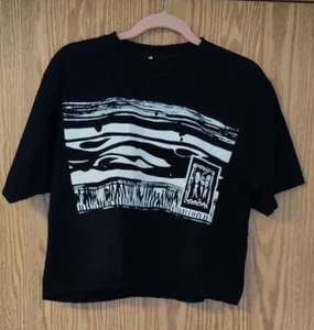 Vintage Women's T-shirt  Size L Crop Tope From Frederick and Nelson Store - Picture 1 of 1