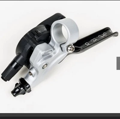 BROMPTON DR SCHALTHEBEL MIT INTEGRIERTEM BREMSHEBEL LHS - 2 GANG LH silber - Bild 1 von 3