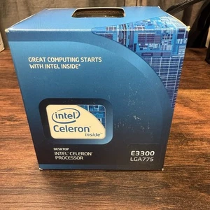 Intel Celeron E3300 2.5GHz CPU Socket LGA 775 New Sealed - Picture 1 of 3