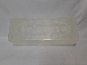 VTG Kraft Velveeta Clear Plastic 2 lb. Cheese Keeper Storage Container Box - Picture 1 of 9