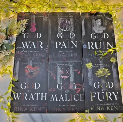 Legacy of Gods book Series (set of 6 books) by Rina Kent, Paperback