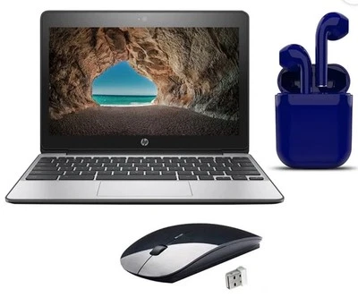 HP ChromeBook 11-v069cl 11.6 inch (16GB, Intel Celeron, 1.60GHz, 4GB)+Free Gifts - Image 1 of 4