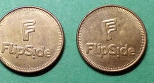 Flip Side Vintage Arcade Tokens (2) - Picture 1 of 3