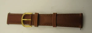 OIL LEATHER 18MM BROWN WATCH BAND NEW (OTHER) - Picture 1 of 3