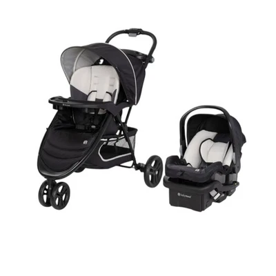 Cochecito Baby Trend y asiento de coche infantil EZ-Lift, sistema de viaje EZ Ride, bronceado del desierto Foto 1 de 4