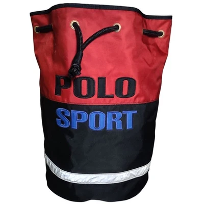 Vintage Polo Sport Shoulder Bag 90s 3M Rare Preppy Sporty Color Block Athleisure - Image 1 of 4