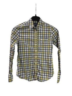 Top American Eagle Outfitters Clásico Preparación Ajuste Multicolor Botón Delantero XS Foto 1 de 4