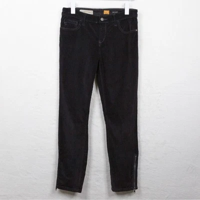 PILCRO Anthropologie вельвет лодыжки молнии брюки джинсы шнуры глубокий индиго размер 29/8 - Изображение 1 из 4