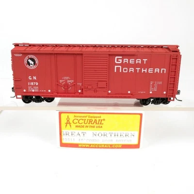 Accurail HO Great Northern #11879 40' Combination Door Box Car Kit Built 3811 - Image 1 of 4
