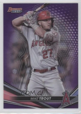 2022 Bowman's Best Purple Refractor /250 Mike Trout #14 - Image 1 of 2