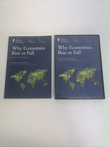 The Great Courses Why Economies Rise or Fall Course Guidebook & 4 DVDs - Imagen 1 de 6