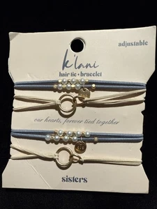 K'lani Hair Tie Bracelet Set Adjustable Sisters (Lot #231) - Picture 1 of 4