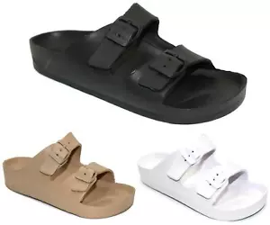 Mujeres Mulas Calzoncillos Pantuflas Damas Sin Cordones Playa Fiesta Informal Planas Chanclas - Imagen 1 de 11