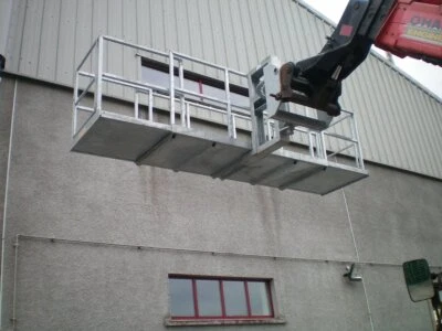 Extendable Manlift Safety Baskets, Swivel Telehandler JCB, Manitou, Merlo - Image 1 of 4