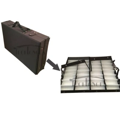 32 Pairs Sunglasses Portable Eyeglasses Display Case Eyewear Suitcase Balck - Image 1 of 4