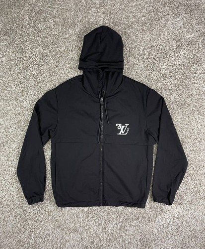 LOUIS VUITTON（LV） Giacca blusa Louis Vuitton x Nigo Squared LV con cappuccio e cerniera taglia XL