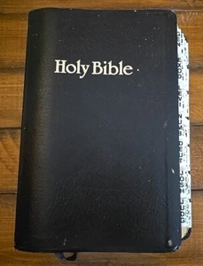 KJV Large Giant Print Bible Red Letter Referenced Indexed Bonded Leather World - Picture 1 of 3