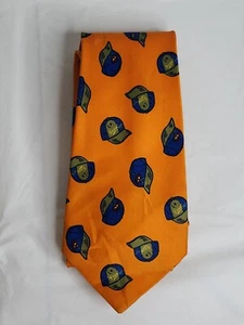 The Children's Place Kids Necktie 45 "Lx 2.25"W Orange Blue Green Caps (T1) - Picture 1 of 7