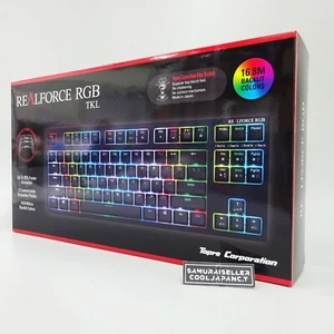 Topre R2TLA-US4G-BK REALFORCE RGB TKL R2 English Numeric Keyless 87 Arrays NEW - Picture 1 of 11