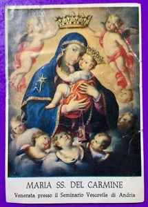 SANTINO HEILIGE KARTE, MARIA SS. DEL CARMINE- -REF. 7514 - Bild 1 von 2