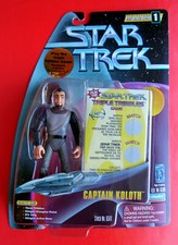 Star Trek Trials & Tribbleations Capt. KOLOTH Action Figure FUZZY TRIBBLES MOMC