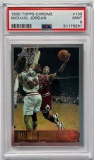 1996 Topps Chrome Basketball Michael Jordan #139 PSA 9 MINT