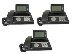 3x Siemens / Unify Phone OpenStage 40 HFA IP VoIP Phone Lava Stand Handset - Afbeelding 1 van 6