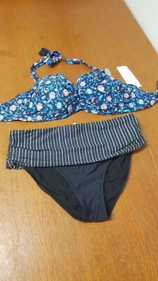 NEU Esprit Bikini - Set Größe Oberteil 85 cup F Hose 42 - Bild 1 von 4