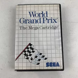 World Grand Prix The Mega Cartridge Sega Complete W Manual Free Postage - Picture 1 of 7
