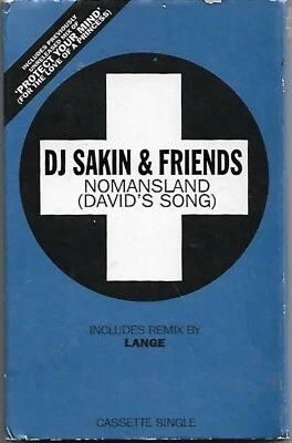 DJ SAKIN & FRIENDS NOMANSLAND DAVID'S SONG CASSETTE single Electronic TRANCE  - Image 1 of 4