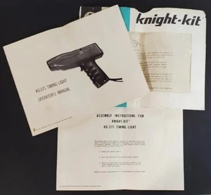 Kit de colección Knight KG-371 conjunto de luces de sincronización y manual de operadores original 1965 - Imagen 1 de 6