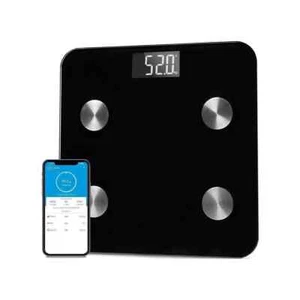 BILANCIA IN VETRO PESAPERSONE DIGITALE BLUETOOTH ELETTRONICA PORTATA 180 KG B24 - Foto 1 di 4