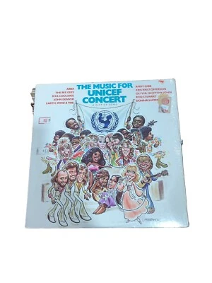 THE MUSIC FOR UNICEF CONCERT LP ABBA BEE GEES EARTH WIND & FIRE JOHN DENVER - Image 1 of 4