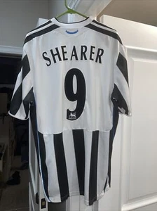 Adidas Custom NEWCASTLE UNITED Jersey #9 SHEARER XL Kit Shirt Top Soccer - Picture 1 of 11