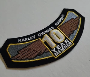 10 Jahre Mitglied Harley Davidson HOG Patch Owners Group 5,5 Zoll Wippe - Bild 1 von 4