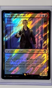 MTG Magic the Gathering Dr Doctor Who Commander Surge Foil The Ninth Doctor 9th - Picture 1 of 3