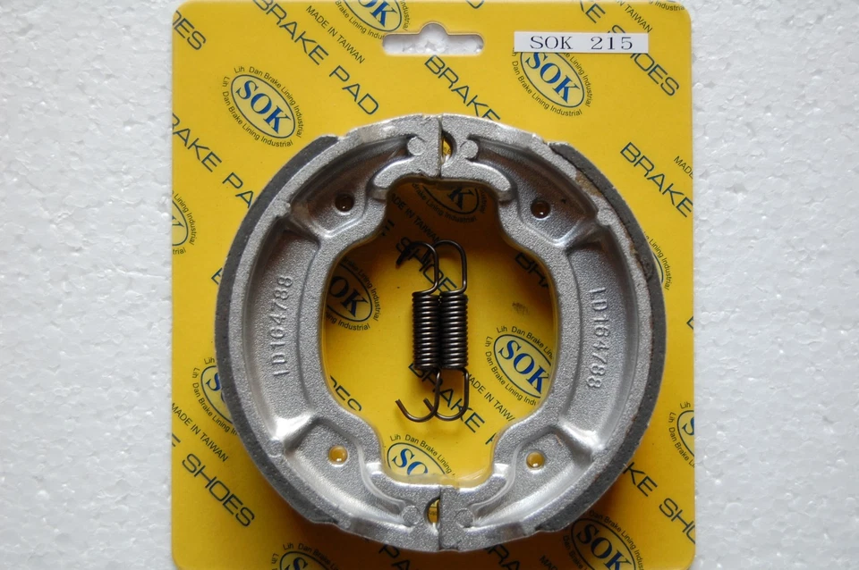 ZAPATOS DE FRENO TRASEROS + RESORTES APTOS PARA YAMAHA RT 180, 1993-1998 RT180 Foto 1 de 1