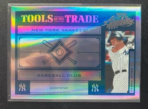 2004 Absolute Memorabilia Derek Jeter Tools of the Trade Green Spectrum 41/50 - Picture 1 of 2