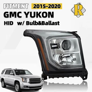 For 2015-2020 GMC Yukon/Yukon XL HID Headlight w/bulbs w/ballast Right Passenger - Picture 1 of 12