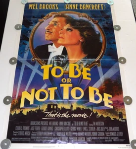 To Be or Not to Be (1983) Original Movie Poster Folded 27x41 - Picture 1 of 4