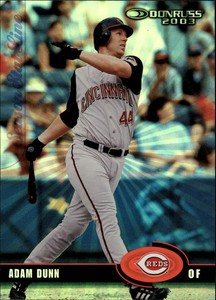 2003 Donruss Stat Line Season Cincinnati Reds Baseball Card #260 Adam Dunn/26